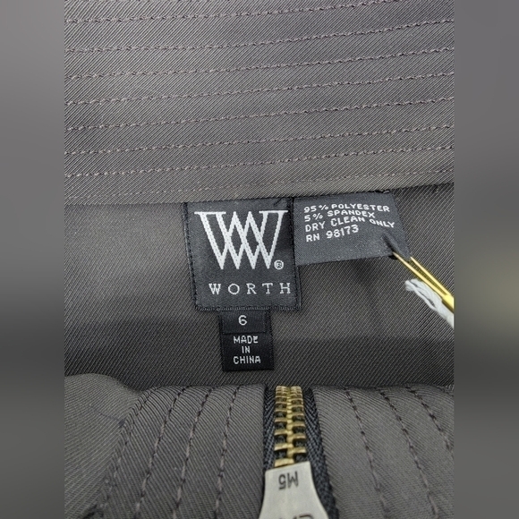 NEW WORTH Beluga Techno Twill Skin Peekaboo Skirt Women's Sz 6 Animal Print $198 - Picture 5 of 11